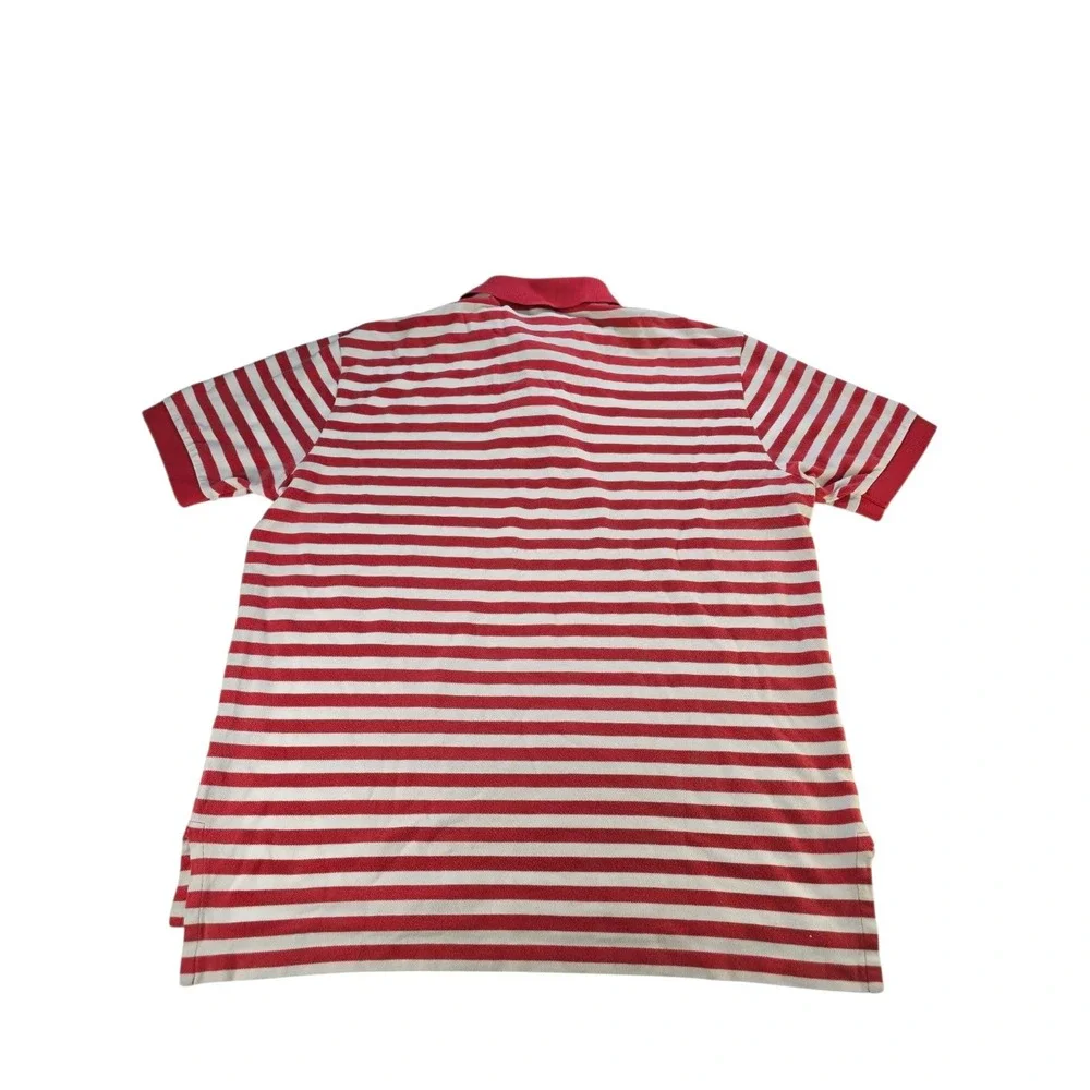 Polo Ralph Lauren Mens Polo Shirt‎ Size Large Blue Label Vintage Stripe